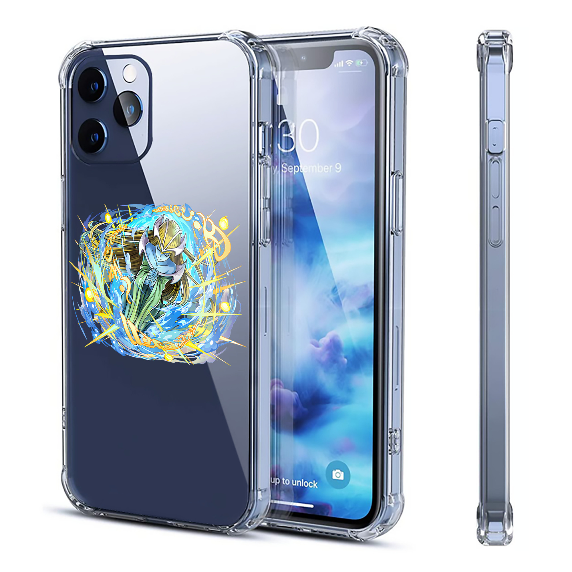 （画像用） 遊☆戯☆王 Yu-Gi-Oh! 【iPhone 12シリーズ対応】透明スマホケース（クリアソフトケース）